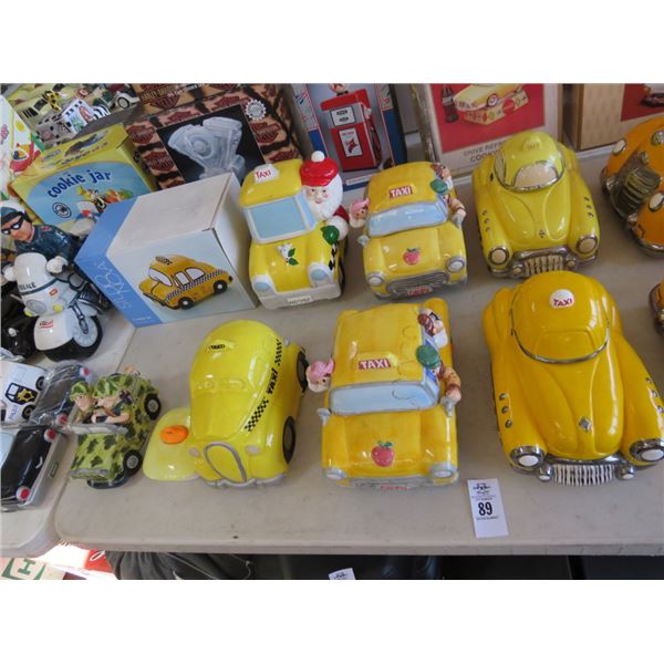 8-Cab Car/Kids Cookie Jar