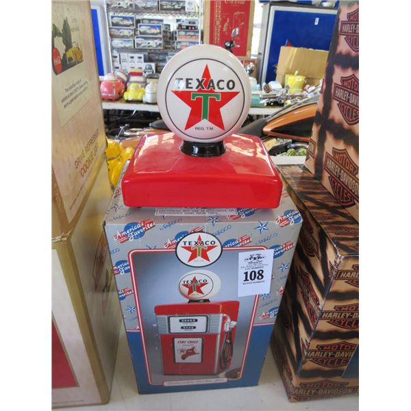 Texaco Fuel Pump Cookie Jar