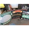 Image 1 : 3-Tin Advertising Signs - 3 X $