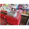 Image 1 : Pepsi Cola Bottle Basket & Vintage Red Cooler