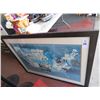 Image 1 : Framed US Map of License Plates