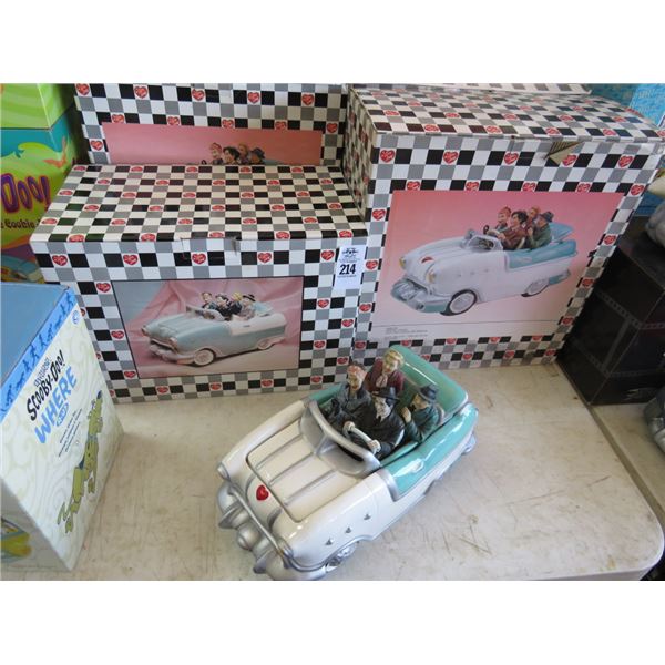 5-I Love Lucy Car Cookie Jars - 5 X $