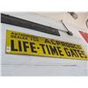 Image 1 : Alprodco Life Time Gates Metal Sign