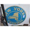 Image 1 : New York Thruway Round Metal Sign