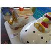 Image 2 : 2-Shoe/Rooster Cookie Jars - 2 X $