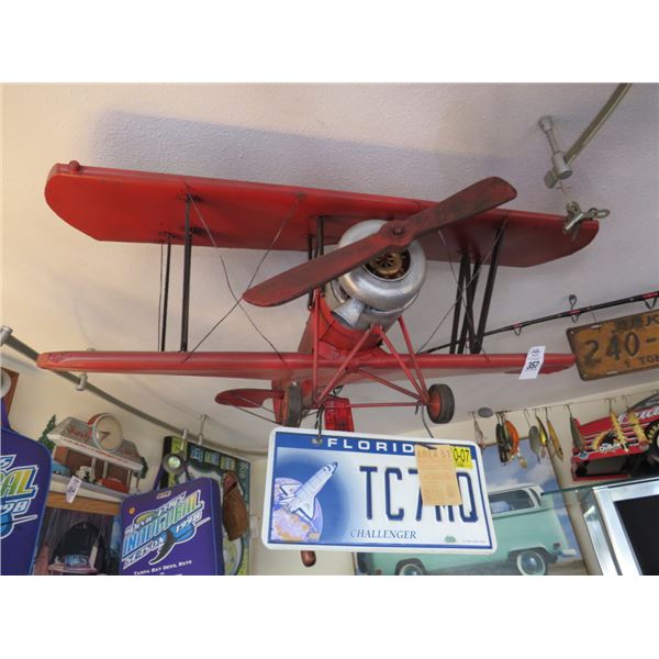 Red Bi Plane Model