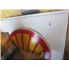 Image 1 : 2-Shell Oil 3' x 4' Plastic Signs - 2 X $