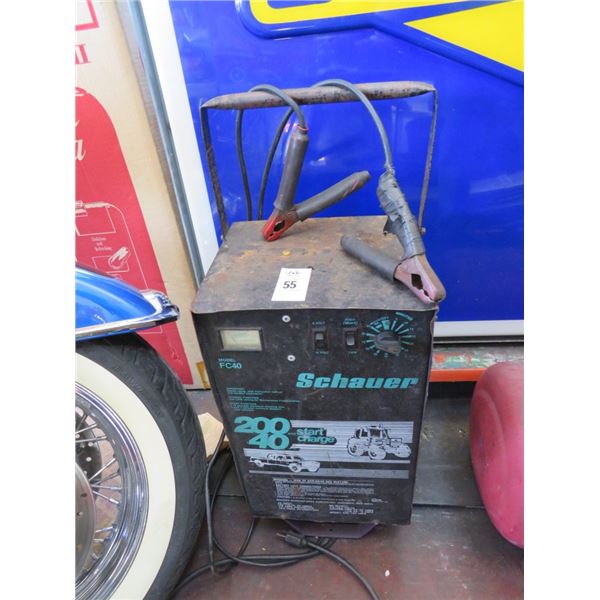 Schauer Battery Booster Charger, Air Tank