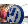 Image 1 : VW  Plastic Lighted 2 Sided Sign