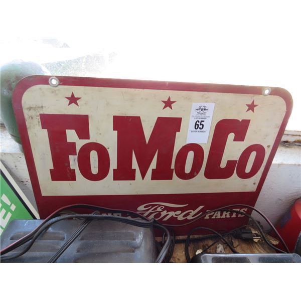 FOMOCO Ford Metal Sign