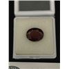 Image 2 : Natural Garnet 5.065 ct 11.62x 9.22x4.71mm Oval Cut-VS- Brazil- Untreated