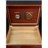 Image 2 : New Wooden Humidor with Humidifier and Hygrometer
