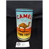 Image 1 : Circa 1950 - 1951 New Old Stock - Camel Tire Talc Canister - Full