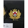 Image 2 : Beautiful Vintage Embroidered B.Y.C Logo Badges