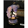 Image 3 : Surfs Up Wooden Sign and Surfer Wave Sculpture Lamp - Very Unique and Beautiful
