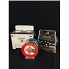 Image 1 : Collectible Lot Including Vintage American Flyer Cash Register, Danby Children's Metal Stove, Brass 