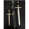 Image 2 : Lot of 4 Decorative Knives with Sheathes