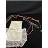 Image 2 : Large Lot of Ladies Vintage Costume Jewellery in Lace Cloth Pouch