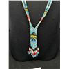 Image 2 : First Nations 1950s Thunderbird Beadwork Necklace