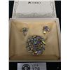 Image 2 : Superb Vintage Rhinestone Jewellery Set in Box