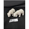 Image 2 : Lot of 2 Vintage Polar Bear Figurines