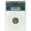 Image 2 : 1865 CuNi Three Cents ANACS AU-50