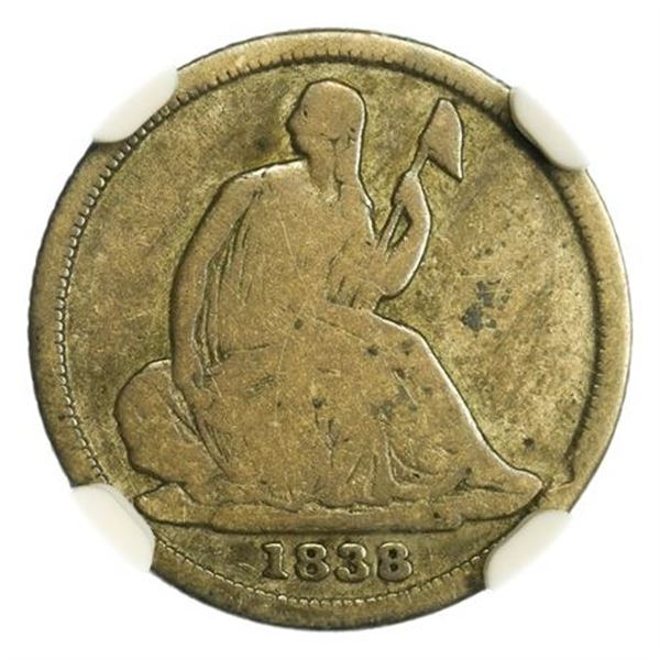 1838-O Seated Liberty Half Dime NGC G-06