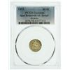 Image 2 : 1853 Seated Liberty Half Dime Arrows PCGS Genuine Spot Removed AU-Detail