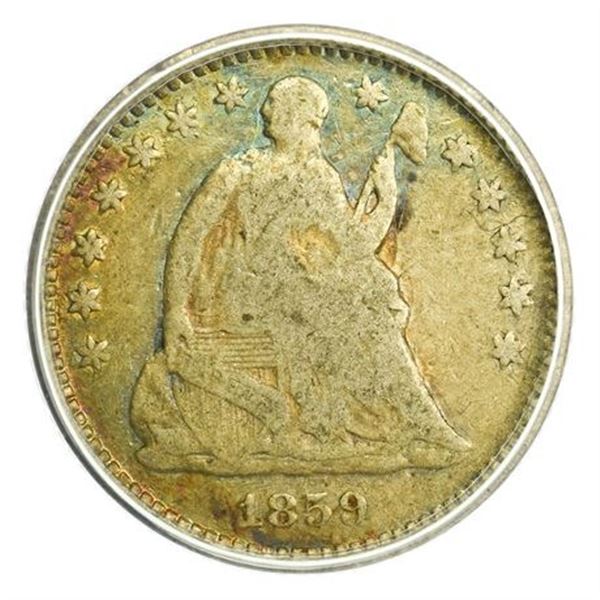 1859-O Seated Liberty Half Dime ANACS VG-10
