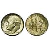 Image 2 : Group of 3 1948, 1948-D, 1948-S Roosevelt Dimes NGC MS-66 FT