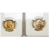 Image 2 : Group of 2 Washington Quarters 1949 and 1949-D NGC MS-66