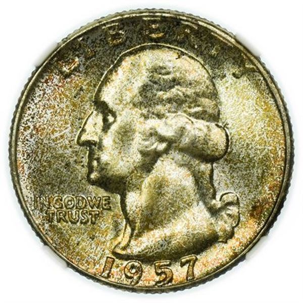 1957 Washington Quarter NGC MS-66