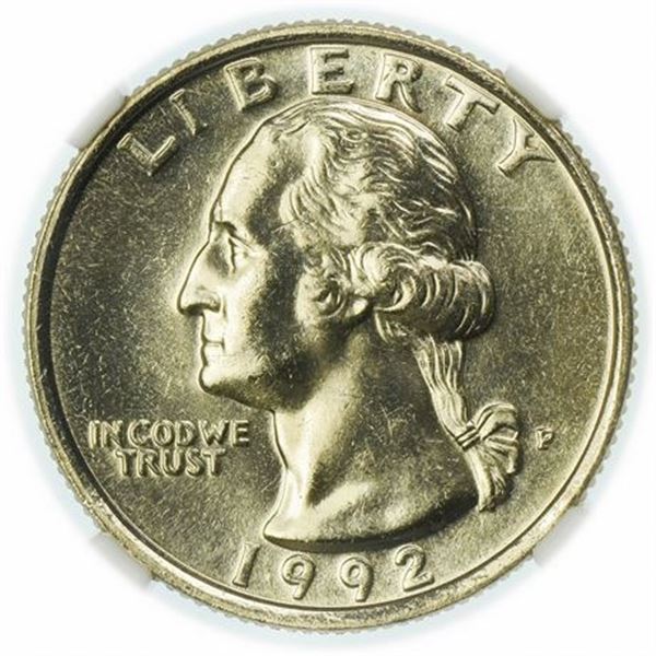 1992-P Washington Quarter NGC MS-66
