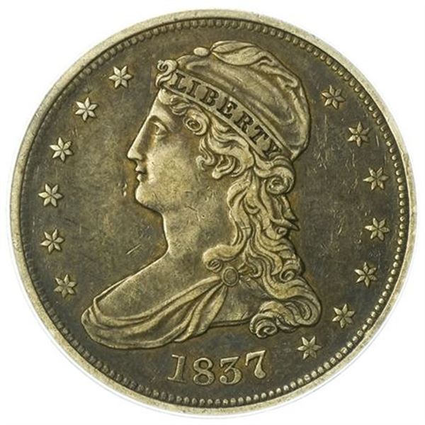 1837 Capped Bust Half Dollar ANACS EF-45