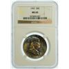 Image 2 : 1957 Franklin Half Dollar NGC MS-65