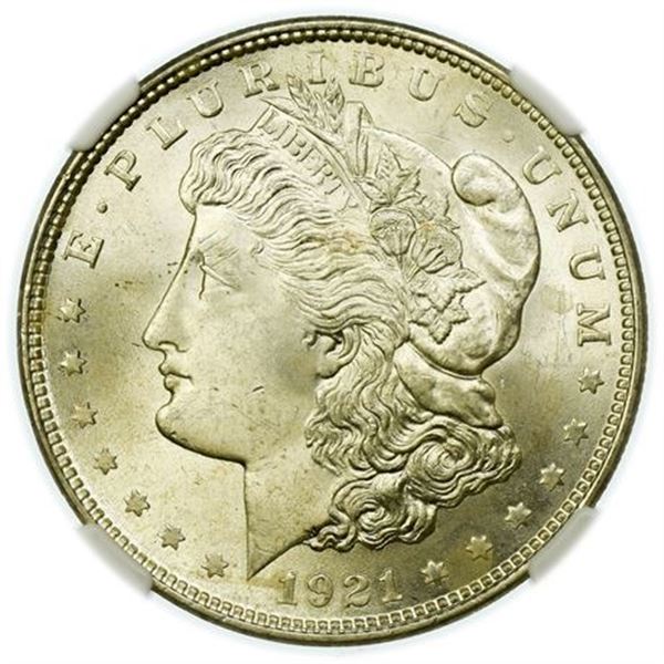 1921 Morgan Dollar NGC MS-64