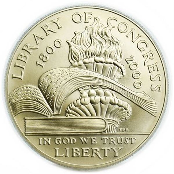 2000-P Library of Congress Commemorative Dollar PCGS MS-69