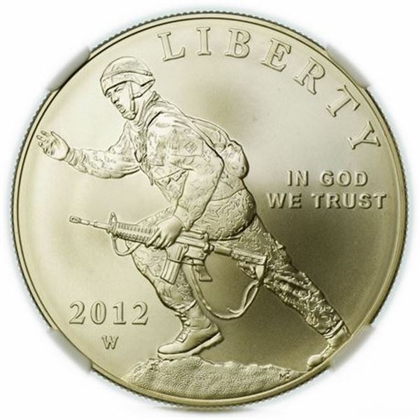 2012-W Infantry Commemorative Dollar NGC MS-69 Early Releases