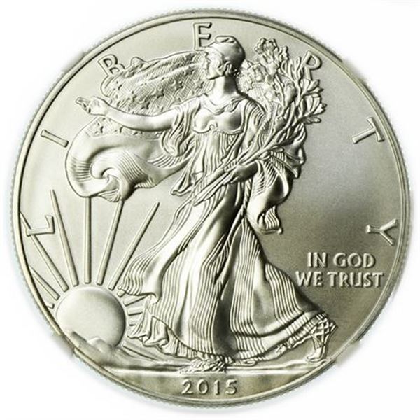 2015 Silver Eagle NGC MS-70 Early Releases QA
