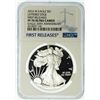 Image 2 : 2016-W Proof Silver Eagle Lettered Edge NGC PF-70 Ultra Cameo First Releases