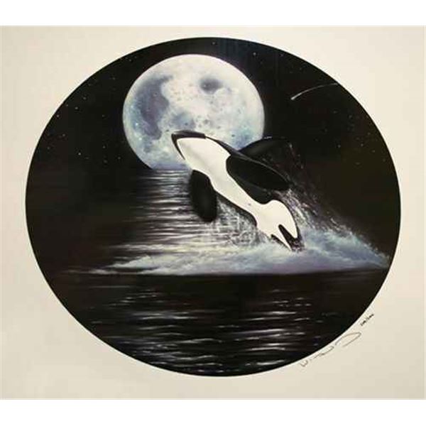 Robert Wyland "ORCA MOON"