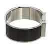 Image 4 : Hermes Stainless Steel Black Lizard Loquet Bracelet Watch
