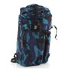 Image 1 : Prada Blue Printed Camo Tessuto Double Pocket Buckle Large Backpack