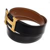 Image 6 : Hermes Constance H Belt Black Leather 65