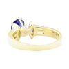 Image 3 : 1.39 ctw Sapphire and Diamond Ring - 14KT Yellow Gold