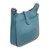 Image 3 : Hermes Blue Leather Evelyne 2 PM Crossbody Bag