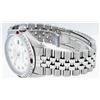 Image 9 : Rolex Mens Stainless Steel White Diamond & Ruby 36MM Datejust Wristwatch