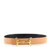 Image 4 : Hermes Horsebit Reversible Belt Leather Medium Black
