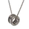 Image 3 : Bvlgari Silver B.Zero 1 Pendant Necklace
