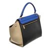 Image 3 : Celine Multicolor Leather Calfskin Suede Trapeze Handbag